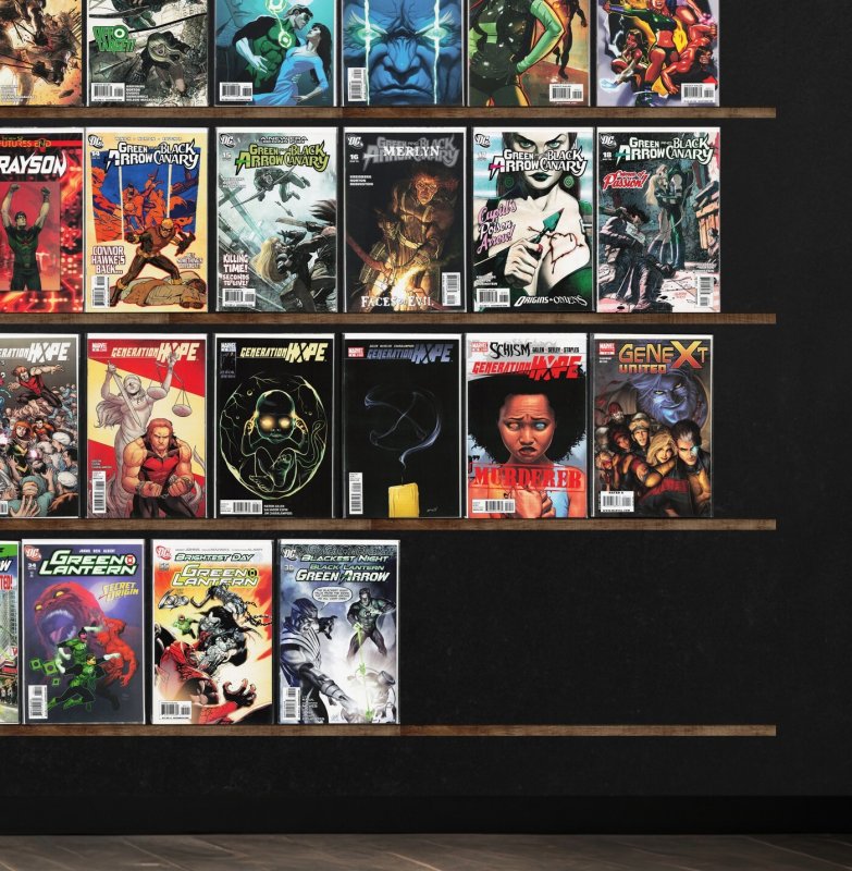 Huge Lot 140+ Comics with Green Lantern, Green Lantern Corps, Gen 13 & More!