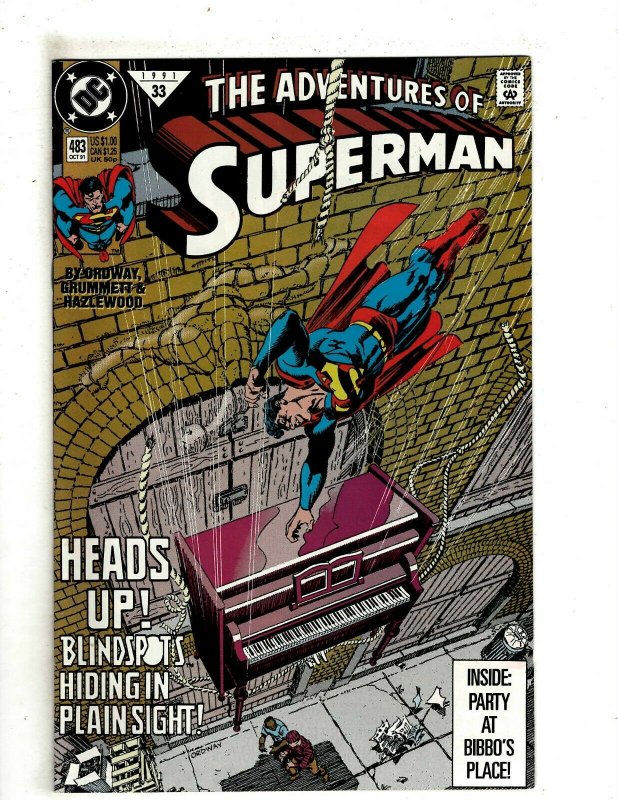 12 Adventures of Superman DC Comics 480 481 482 483 484 485 486 487 488 + OF4