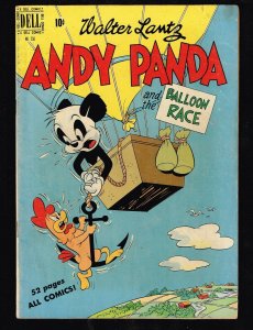 Walter Lantz Andy Panda #258 - & The Balloon Race ~ Dell (4.0) WH