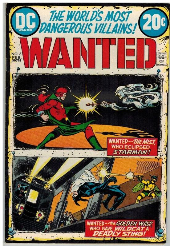 WANTED (1972)  6 FN Feb 1973 Starman, Wildcat/Whisp