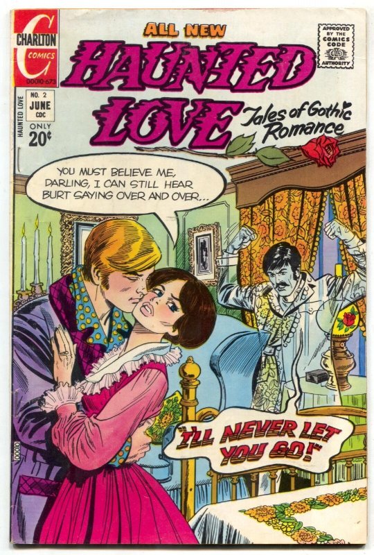 Haunted Love #2 1973- Charlton Comics- Gothic stories- Nick Cuti-FN