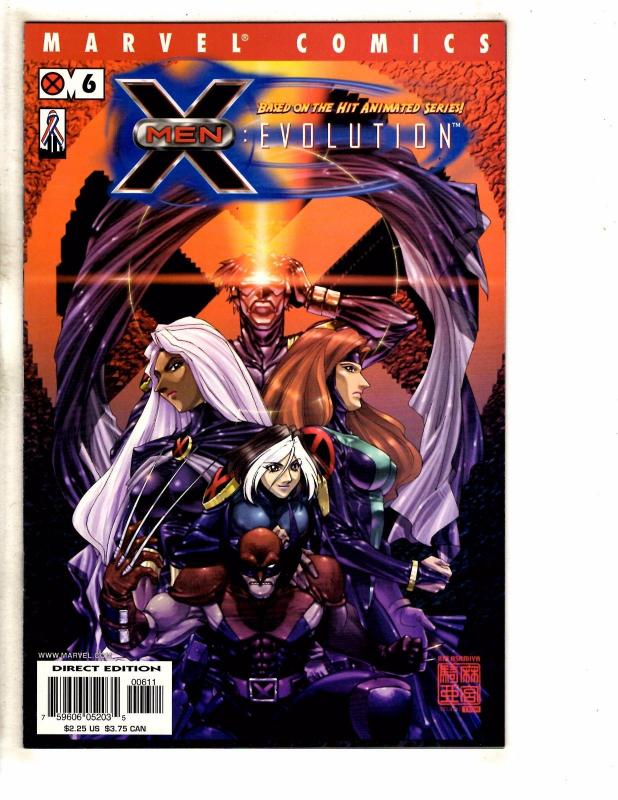 Lot Of 9 X-Men Evolution Marvel Comic Books # 1 2 3 4 5 6 7 8 9 Wolverine J258