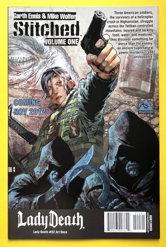 LADY DEATH 22 ART DECO VARIANT COVER (2012)