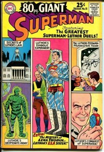 80 PAGE GIANT #11 1965-SUPERMAN-DC COMICS-LUTHOR! FN