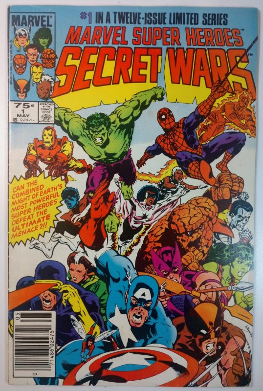 Marvel Super Heroes Secret Wars #1 (6.5, 1984) NEWSSTAND, 1st cameo app of th...