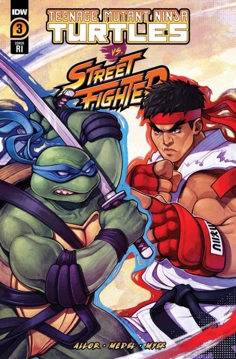 Teenage Mutant Ninja Turtles Vs. Street Fighter' Comic