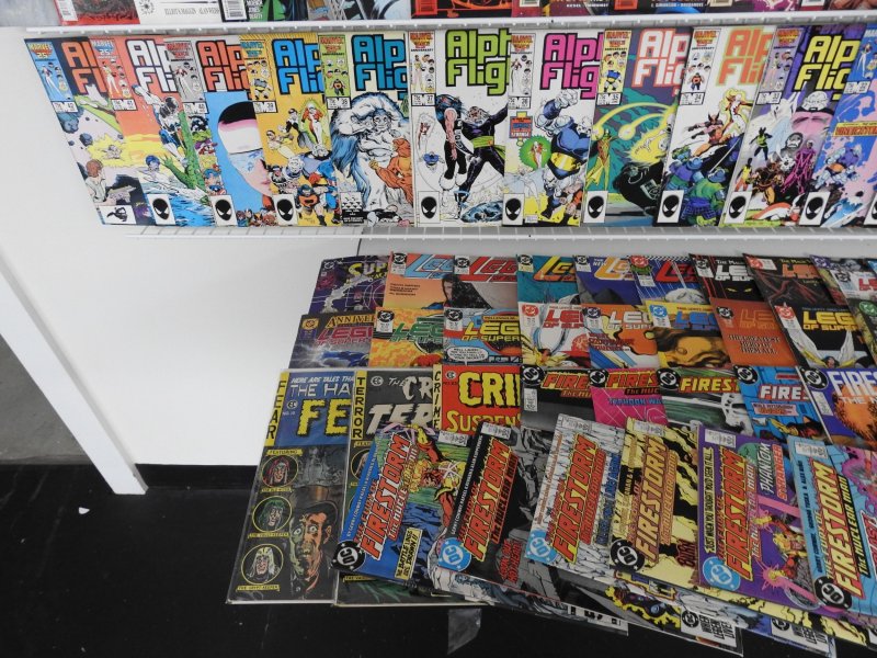 Huge Lot 200+ Comics W/ Wonder Woman, Alpha Flight, EC Reprints, +More Avg FN/VF