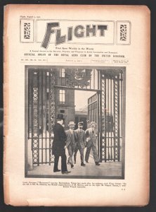 Flight Lot of 2 8/ 5 & 12/1911-Early Aviation pulp-photos-info-diagrams-U.K.