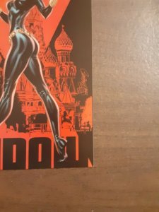 Black Widow #1D Cover by J. Scott Campbell. Written by Kelly Thompson