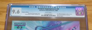 Project Superpowers #0 CGC 9.6 negative variant - alex ross - jim krueger