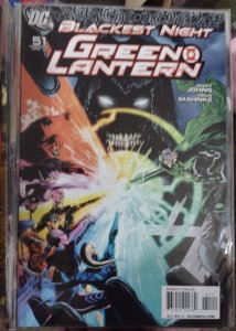 GREEN LANTERN # 51  2010    BLACKEST NIGHT   black lanterns SPECTRE  PARALLAX