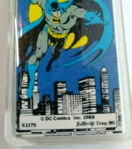 Batman Flying Moon Keychain 1989 Original Licensed Official DC Comics Button Up 