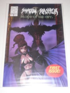 Shadow Slasher #1 Blood of The City VFNM PC Comics 1994