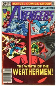 Avengers #210 (1963 v1) Gene Colan Scarlet Witch Thor Newsstand VF+