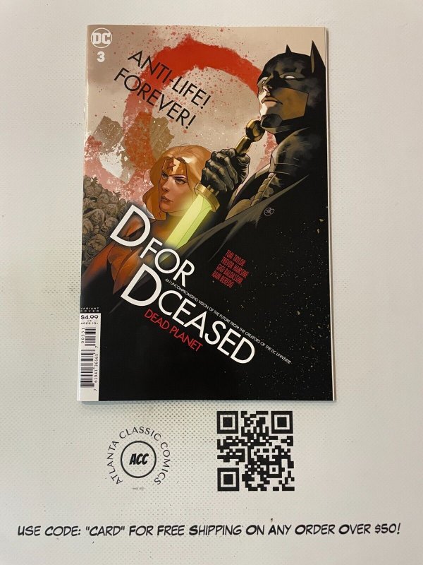 DCeased Dead Planet # 3 NM 1st Print Variant Cover DC Comic Book Batman 3 MS9