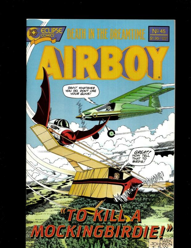 Lot of 12 Airboy Eclipse Comics Comic Books #38-48, Airboy Meets Prowler #1 JF21