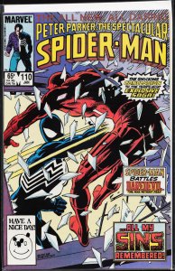 The Spectacular Spider-Man #110 (1986) Spider-Man
