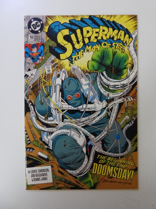 Superman: The Man of Steel #18 1st full appearance of Doomsday VF condition