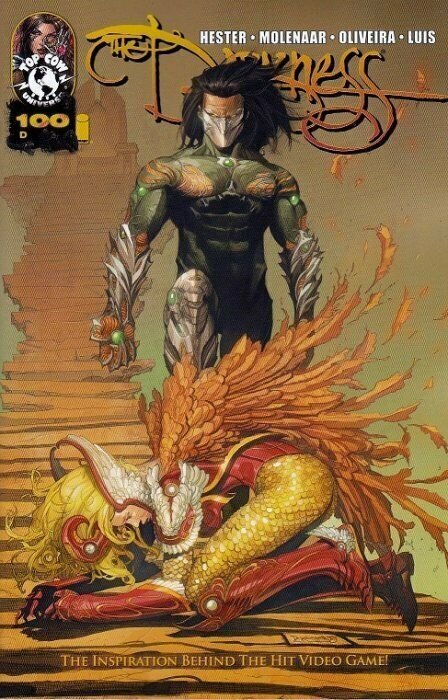 DARKNESS #100 COVERS A-E WITH COVER E SIGNED BY MARC SILVESTRI TOP COW NM.
