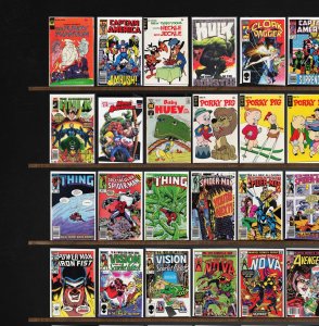 Huge Lot 150+ Comics with The Avengers, Captain America & More!