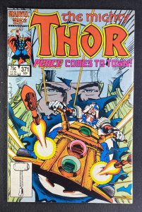 Thor (1966) #371 VF (8.0) Walter Simonson Cover & Art 1st Justice Peace/TVA