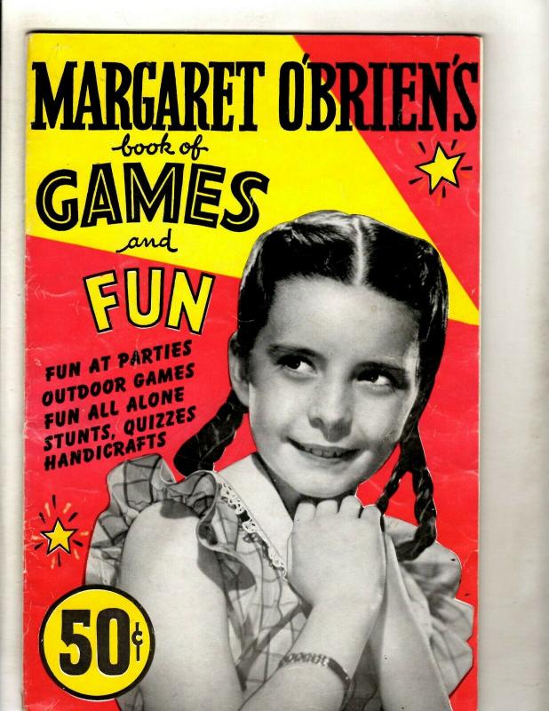 Margaret O'Brien's Book Of Games And Fun 1948 Barmaray Co. Publishers JK1