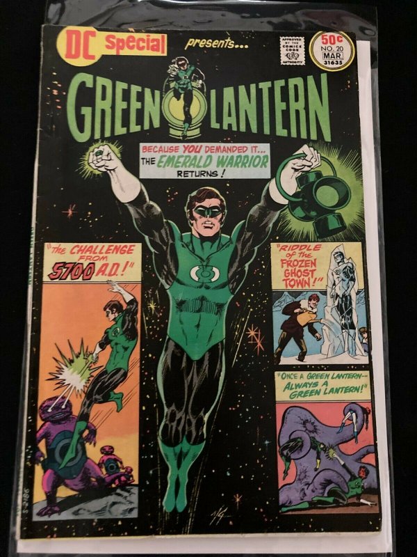 DC SPECIAL:GREEN LANTERN(FN)VOL#1 ISSUE#20 HAL JORDAN, FOUR STORIES IN ONE 1975