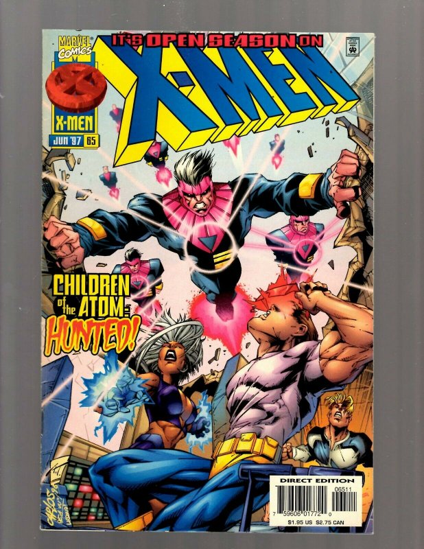 Lot of 10 X-Men Marvel Comic Books #30 49 50 52 53 54 63 65 70 Annual #1 J418