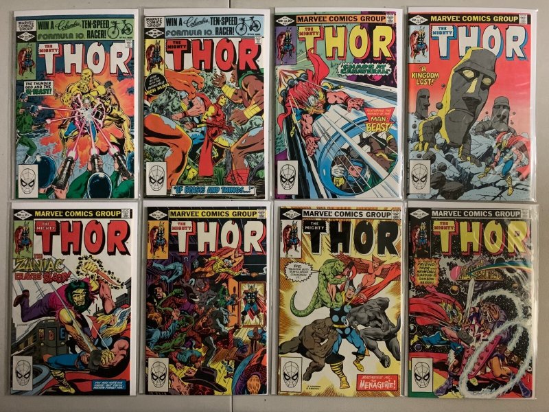 Mighty Thor lot #256-325 + 2 Annuals Direct Marvel (avg 6.0) 45 diff (1977-82)