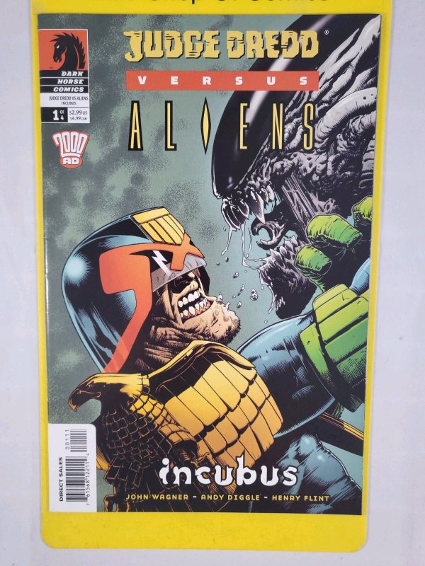 Judge Dredd Versus Aliens Incubus #1 And #4 2003 Dark Horse Comics