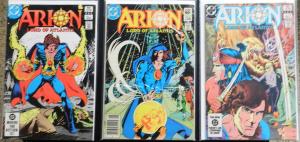 ARION, LORD OF ATLANTIS 3 HIGHER GRADE ISSUES (DC Comics 1980s)