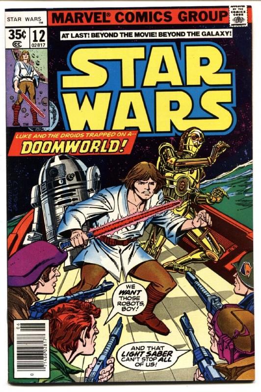 STAR WARS COMICS #12 1978- Chewbacca - Luke Skywalker - Droids vf/nm