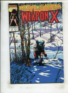 MARVEL COMICS PRESENTS #77 (9.2) WEAPON X, BWS!! 1991