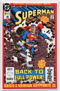 Superman #50 (1990) Superman