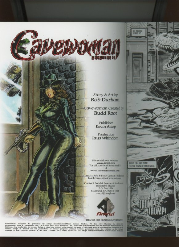 (2012) Cavewoman: Gangster #2: WE COMBINE SHIPPING! (9.2 OB)