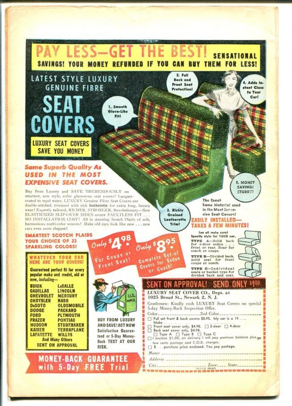 Frank Buck  #3 1950-Fox-final issue-Bring 'Em Back Alive-snake attack-native-VG