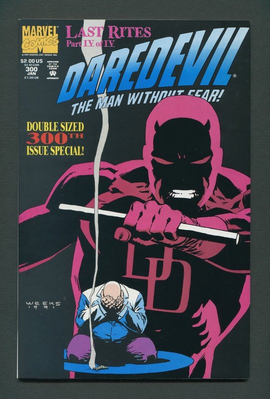 Daredevil #300 / 9.2 NM-  December 1989