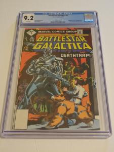 Battlestar Galactica #1-3, CGC 9.2; Whitman variants! 3-part TV show adaptation!