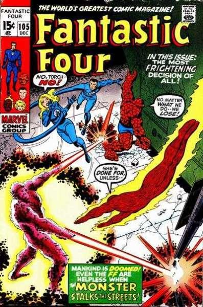 Fantastic Four (1961 series) #105, Fine- (Stock photo)