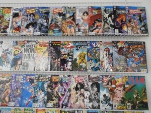 Huge Lot of 180+ Comics W/ Wonder Woman, Wolverine, Superman Avg. VF- Condition!