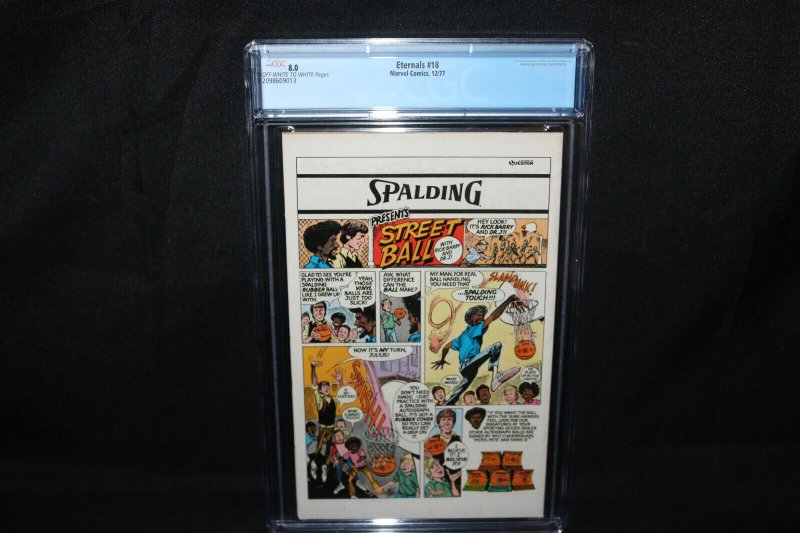Eternals #18 - Jack Kirby Cover - CGC Grade 8.0 - 1977