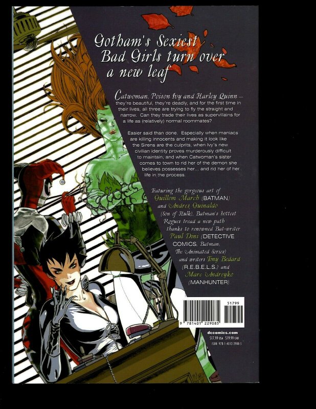 Gotham City Sirens: SONGS OF THE SIRENS DC Comic Book TPB Graphic Novel J400