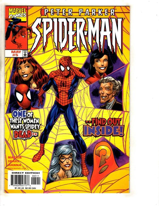 10 Peter Parker Spider-Man Marvel Comics # 1 2 3 4 5 6 7 8 9 10 Venom CR52