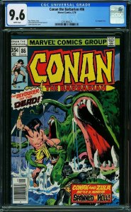 Conan the Barbarian #86 (1978) CGC 9.6 NM+
