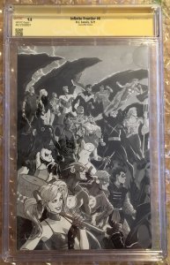 1ST MANY CHARACTER Infinite Frontier #0 RARE B&W ComicsPro Variant CGC 9.8 NM+/M