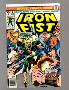 Iron Fist # 9 VF Marvel Comic Book Luke Cage Power Man Defenders  RB8