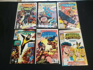 GUARDIANS OF THE GALAXY 6PC (VF) 31ST CENTURY PHOENIX, WORLD OF MUTANTS 1990-93