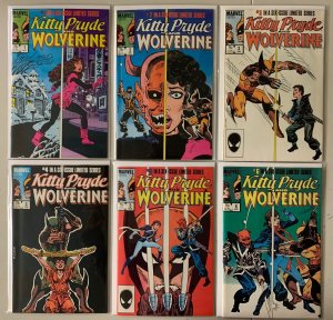 Kitty Pryde and Wolverine set #1-6 direct 6 diff 7.0 (1984-85)