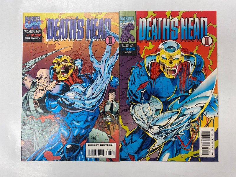 4 MARVEL comic books Genetix #2 3 Death's Head II #13 16 10 KM15