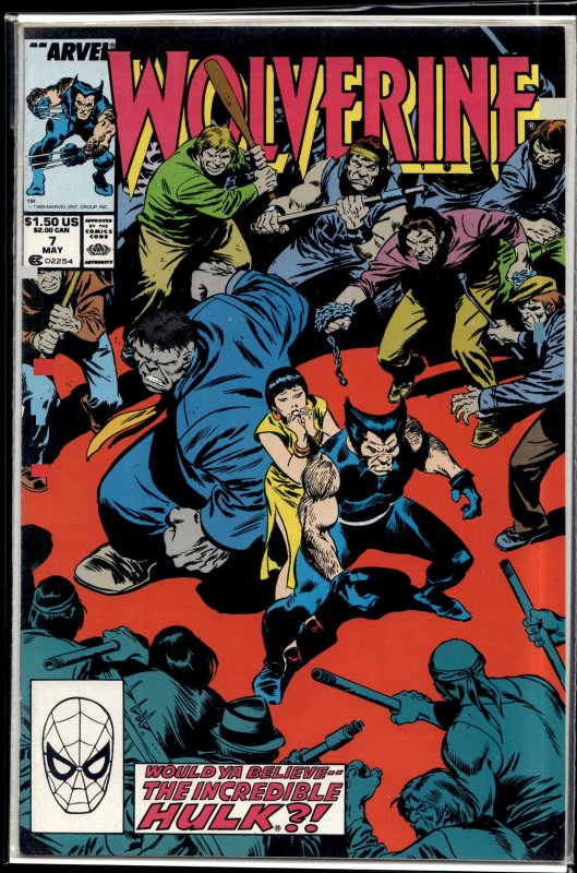 Wolverine #7 (1989) Wolverine